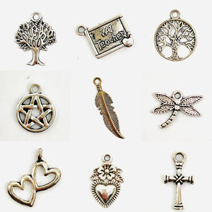 Silver Charms for DIY Accessories