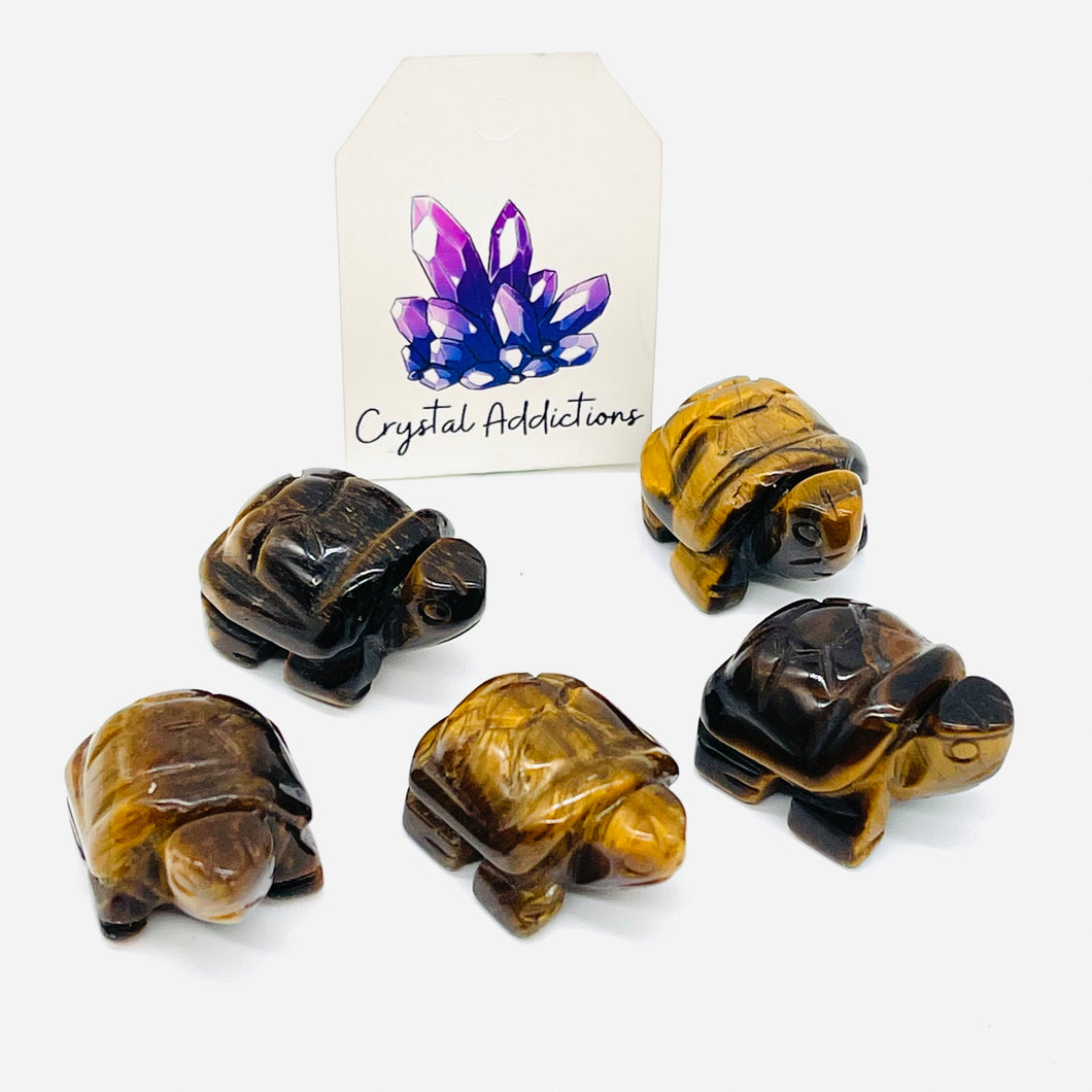 Tiger's Eye Mini Turtles