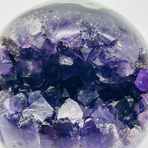 Amethyst Druzy Cluster Sphere # 111