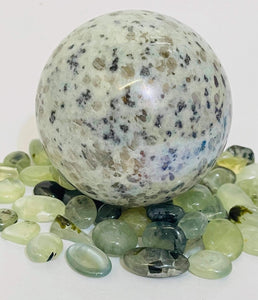 Aura Kiwi Jasper Sphere