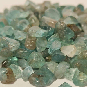 Transparent Blue Apatite Chips