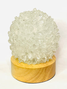 Clear Quartz USB Lamp #181