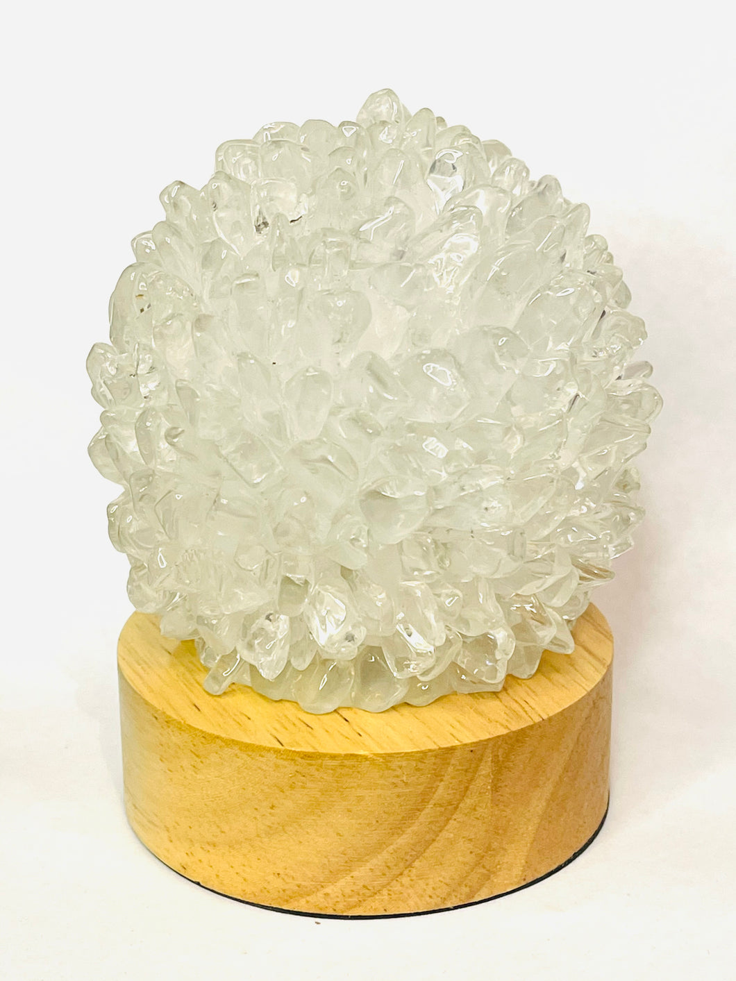 Clear Quartz USB Lamp #181