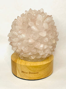 Rose Quartz USB Lamp #89