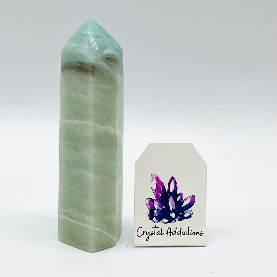 Blue Aragonite Point # 34