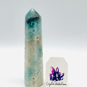 Blue Aragonite Point # 111