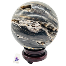 Load image into Gallery viewer, Sphalerite Druzy Sphere Statement XL # 126
