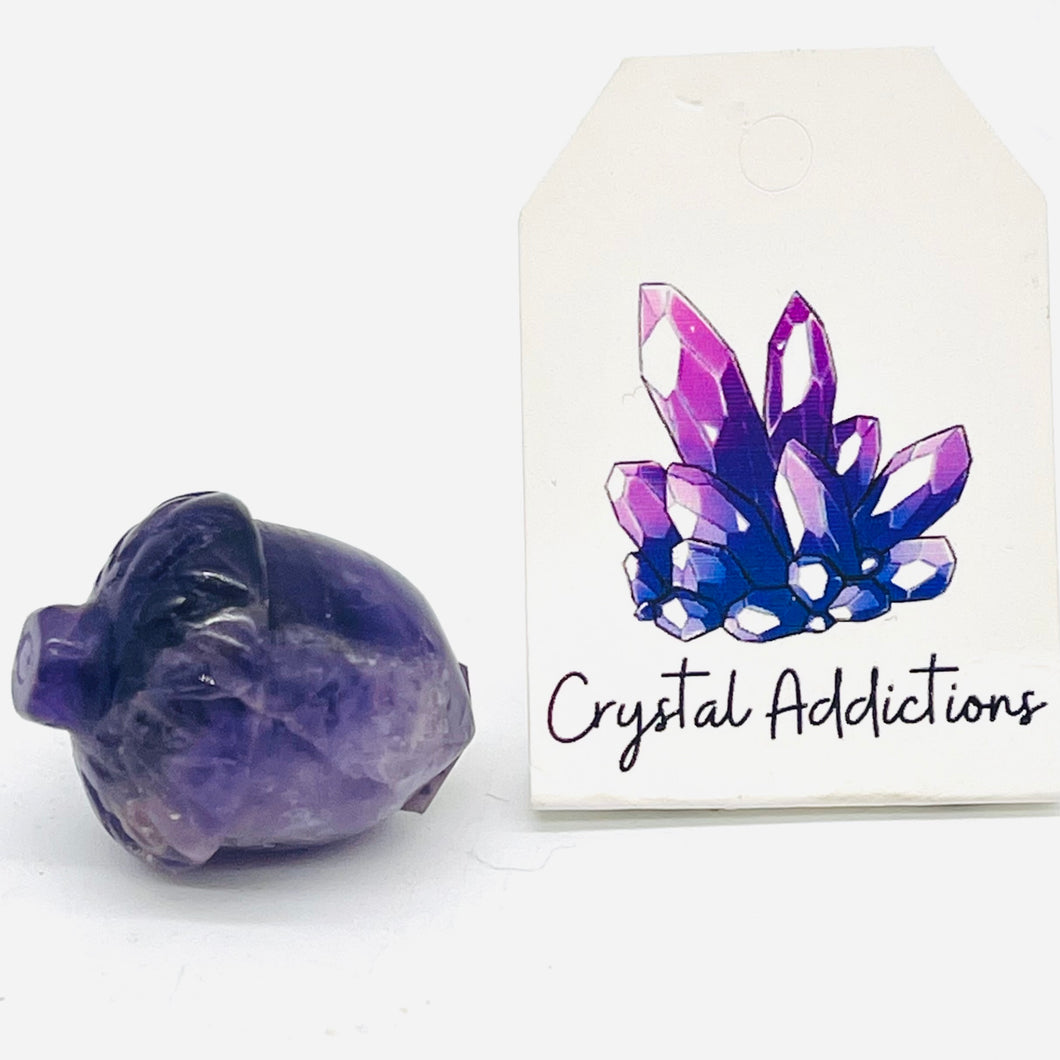 Chevron Amethyst Acorn # 35