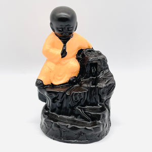 Backflow Incense Burner - Monk Orange