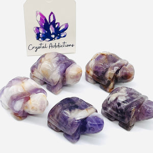 Chevron Amethyst Mini Turtles