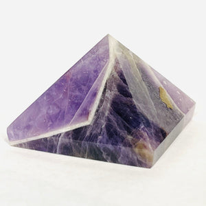 Chevron Amethyst Pyramid # 147