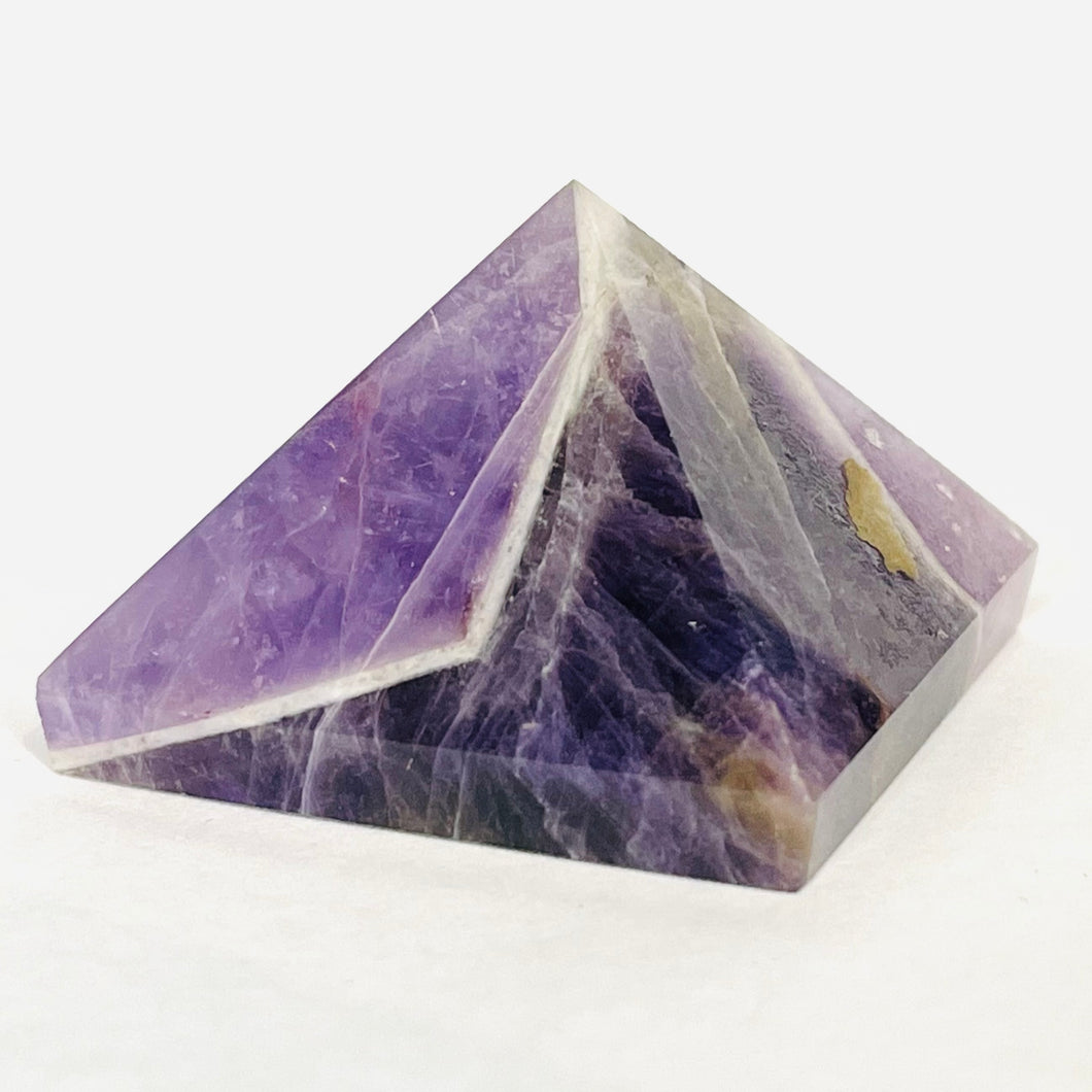 Chevron Amethyst Pyramid # 147