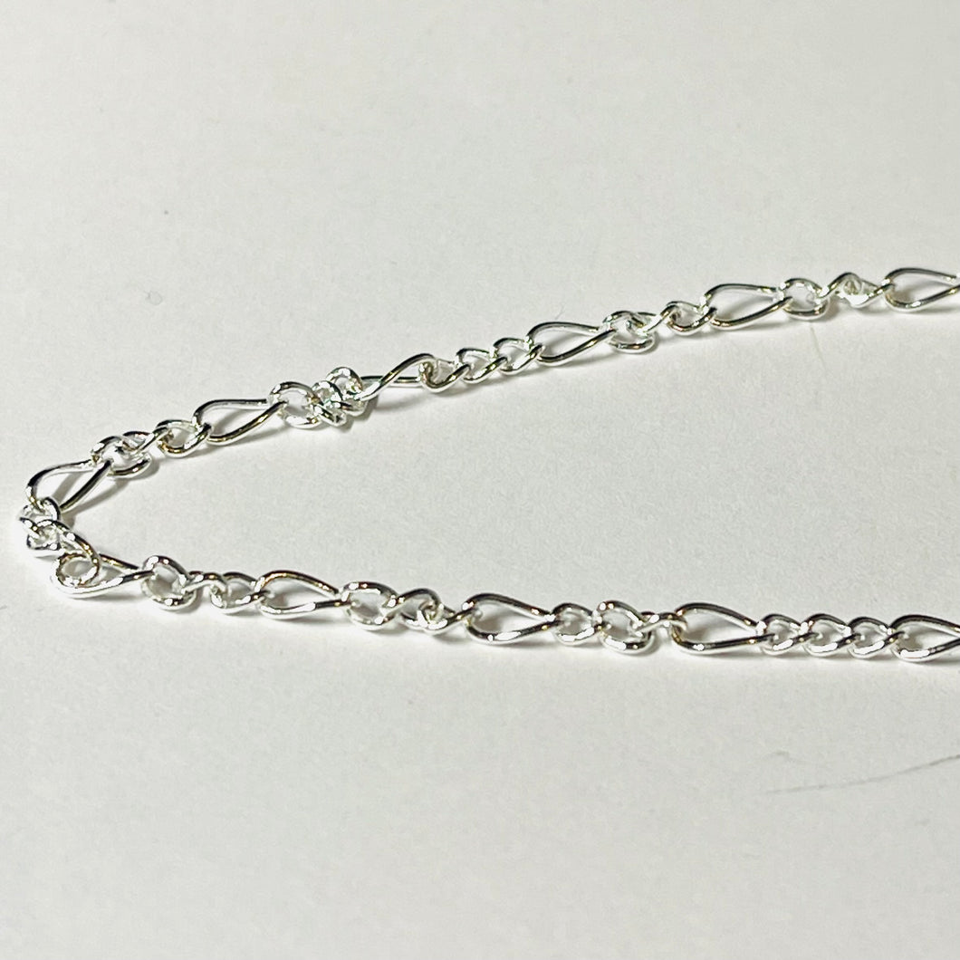 Sterling Silver Figaro Chain 30'