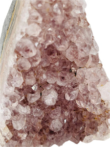 Pink Amethyst Druzy Cluster Freeform # 183