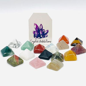 Mini Crystal Pyramids Assorted