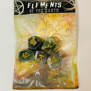 Moss Agate Elements Set