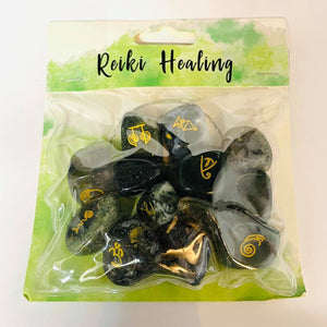 Moss Agate Reiki Set
