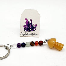 Load image into Gallery viewer, Mini Mushroom Chakra Keyrings - 18 variants
