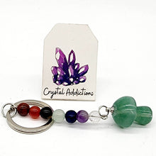 Load image into Gallery viewer, Mini Mushroom Chakra Keyrings - 18 variants
