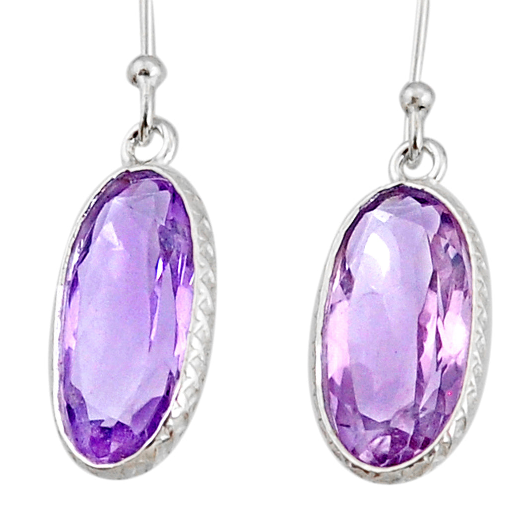 Amethyst Dangle Earrings # 82