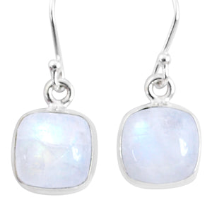 Moonstone Dangle Earrings # 187