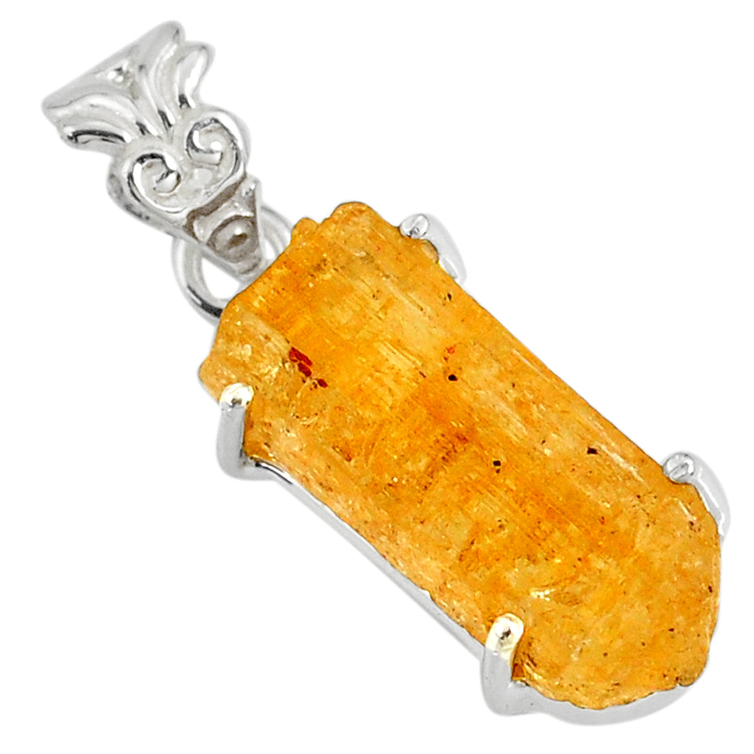 Topaz Sterling Silver Pendant # 159