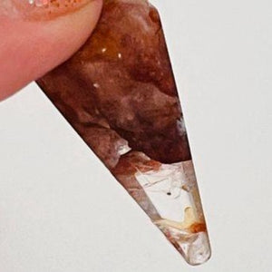 Sterling Silver Fire Quartz Pendulum