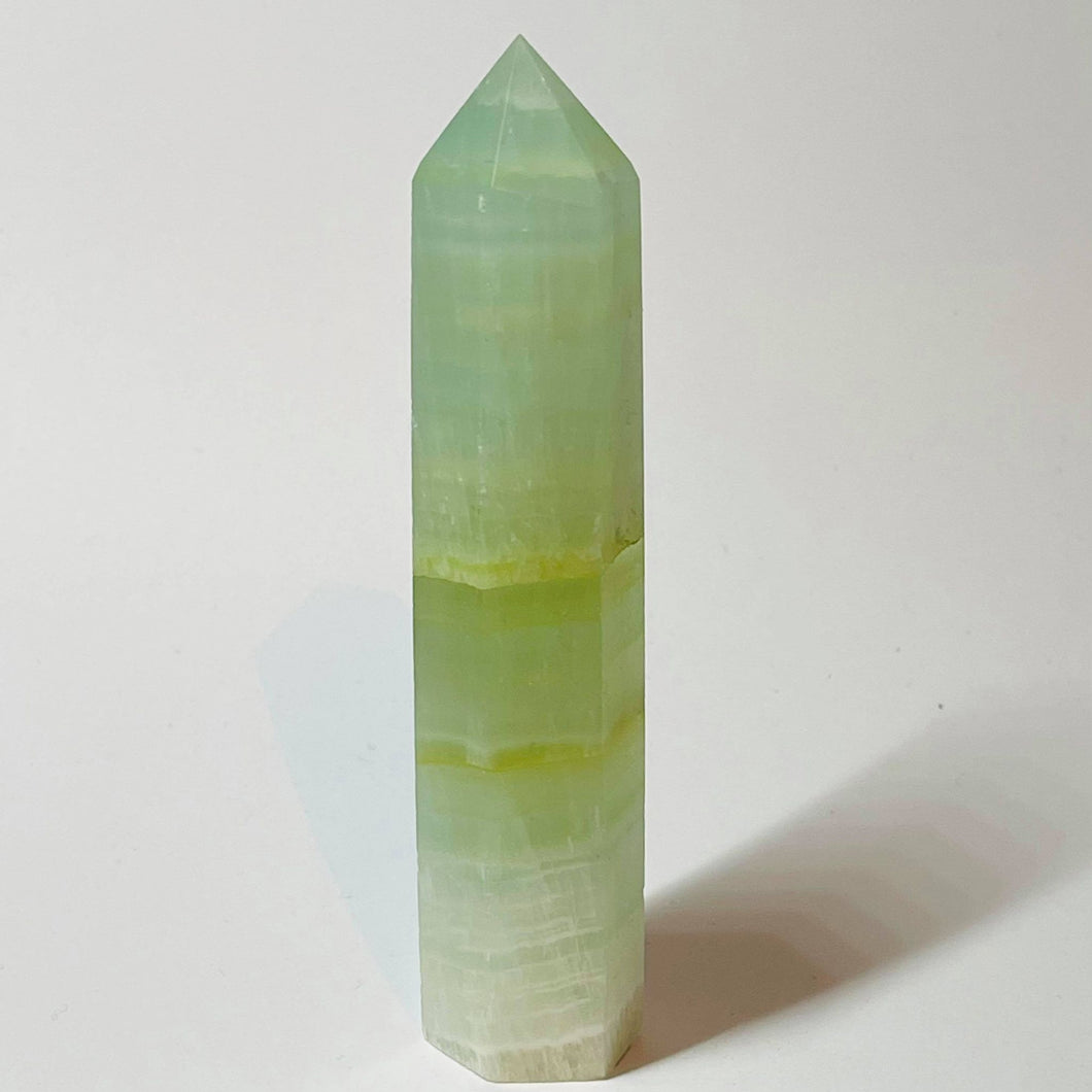Pistachio Calcite Point # 134