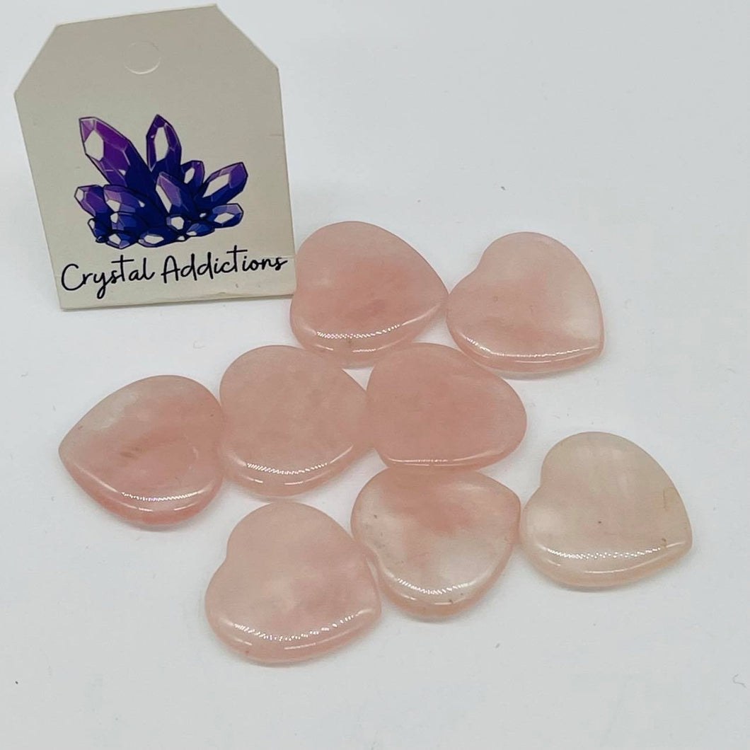 Rose Quartz Mini Hearts