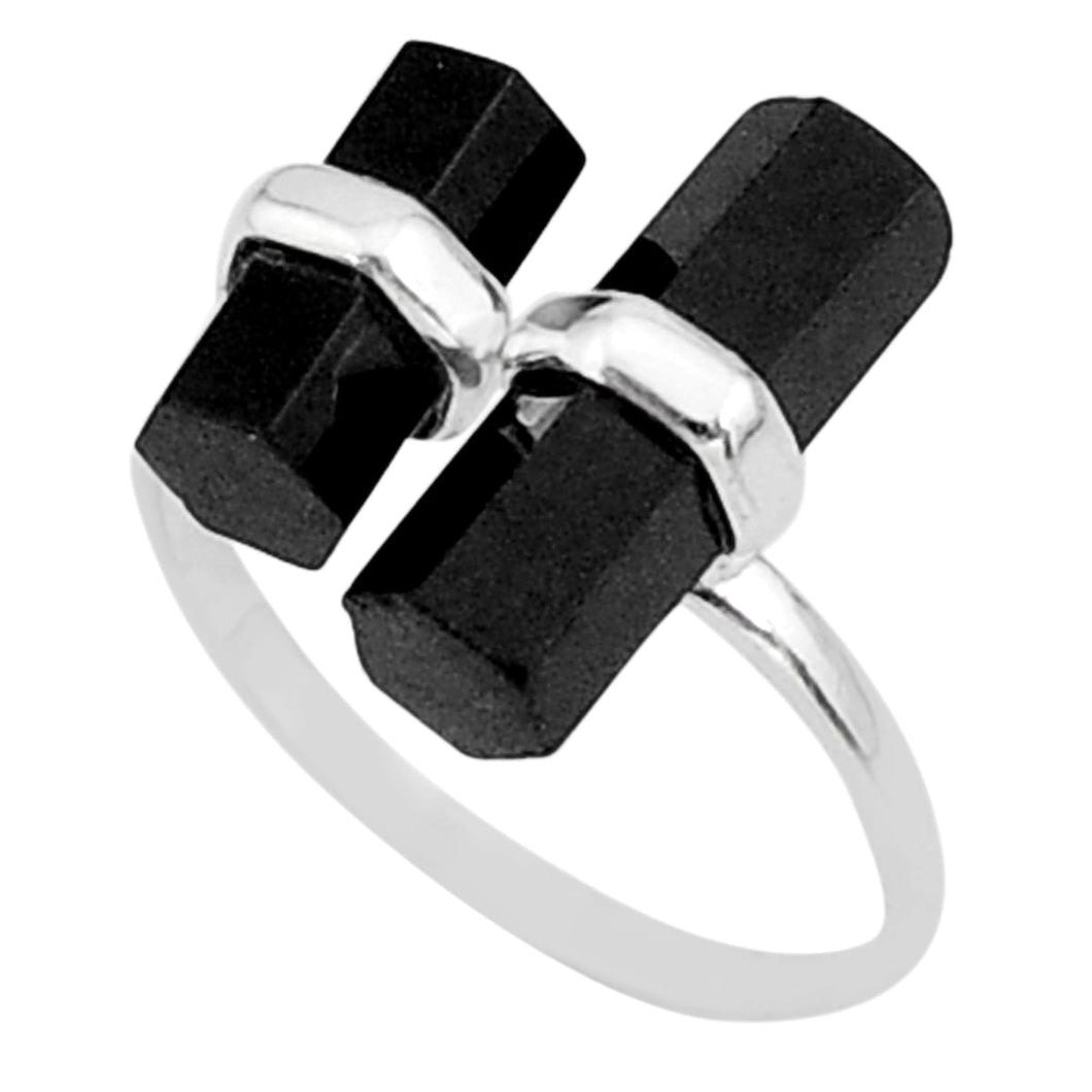 Black Onyx Fancy Adjustable Ring # 64